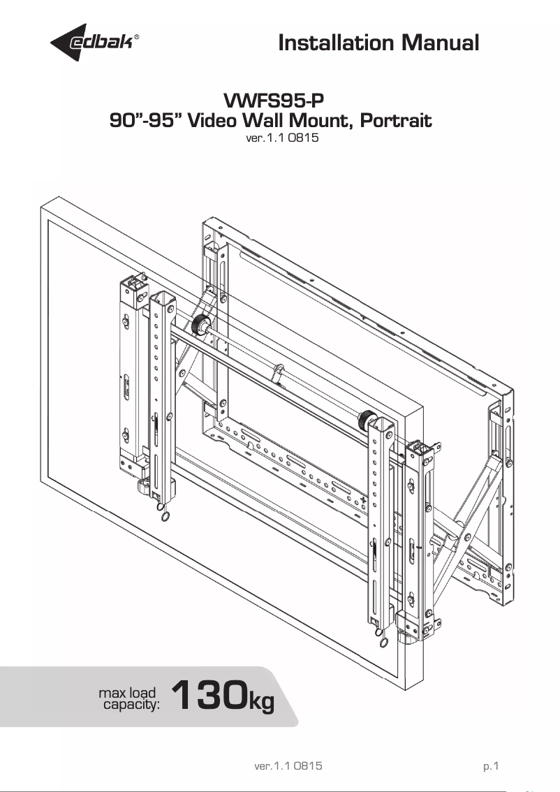 Image de la première page du manuel de l'appareil VWFS95-P