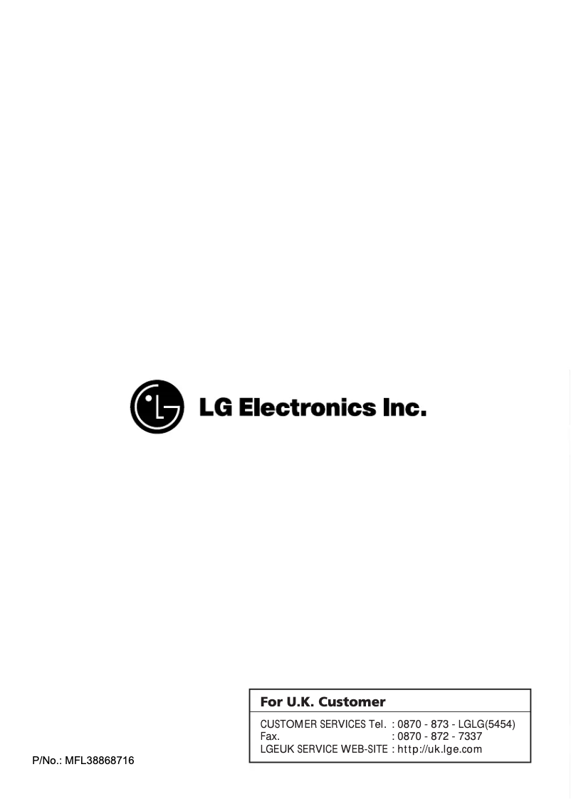 Página 1 del manual Manual de usuario LG WD-14440TDS