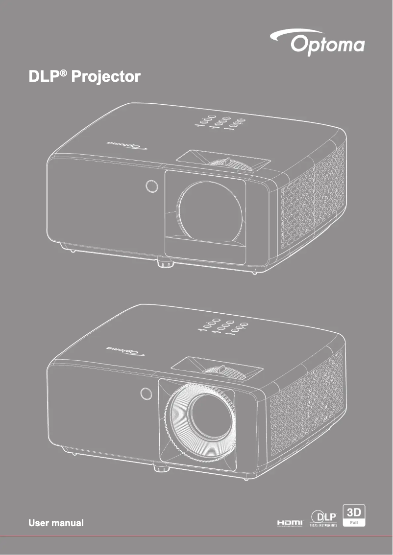 Page n°1 - Mode d'emploi Optoma ZH520
