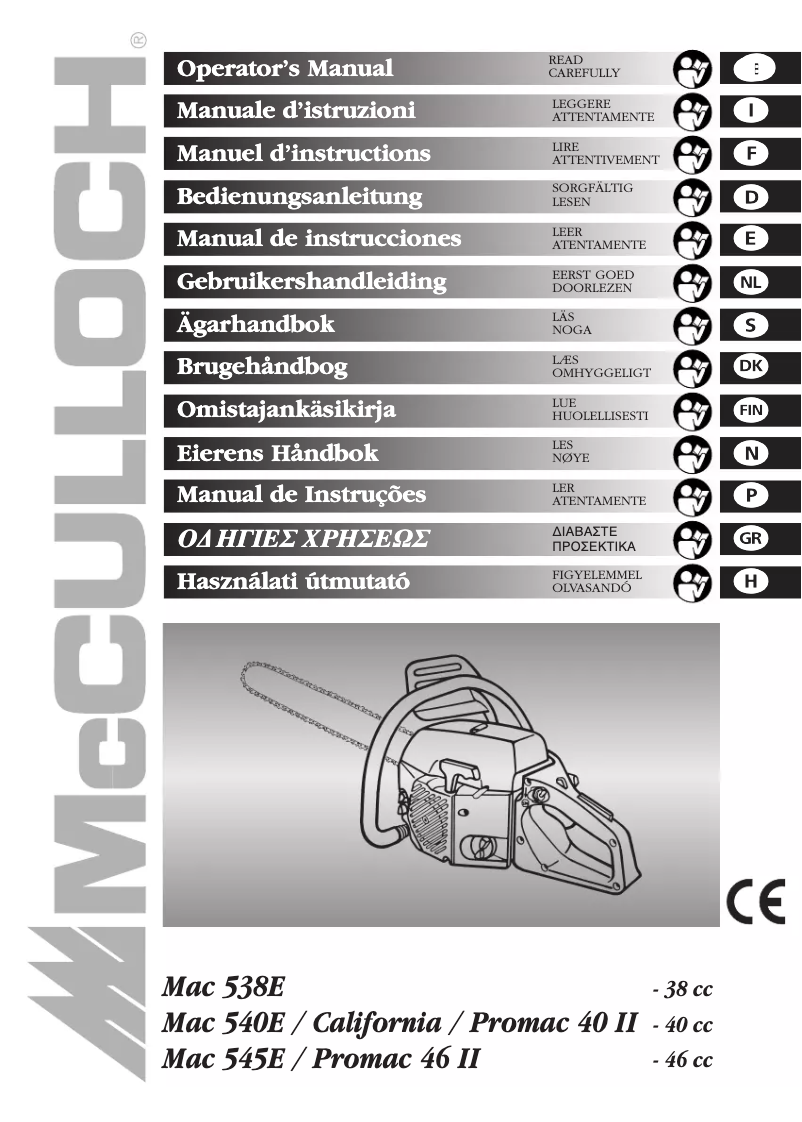 Image de la première page du manuel de l'appareil Promax 40 II