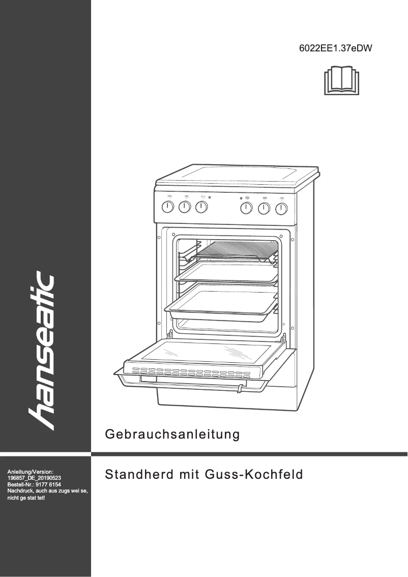 Page 1 de la notice Manuel utilisateur Hanseatic 6022EE1.37eDW