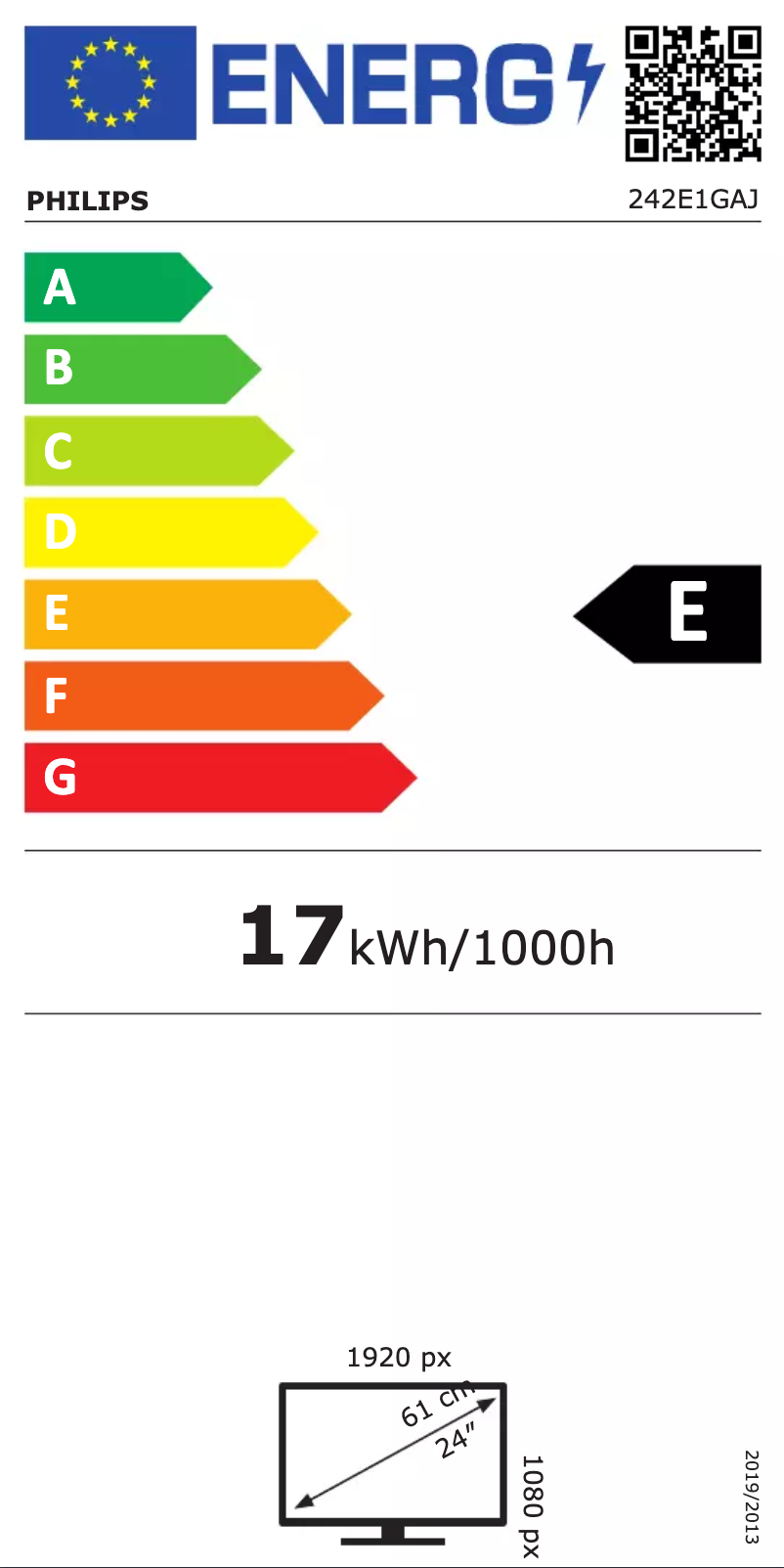 Image de la première page du manuel de l'appareil E Line 242E1GAJ