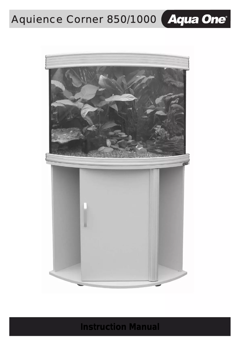 Page 1 de la notice Manuel utilisateur Aqua One Aquience 1000 Corner
