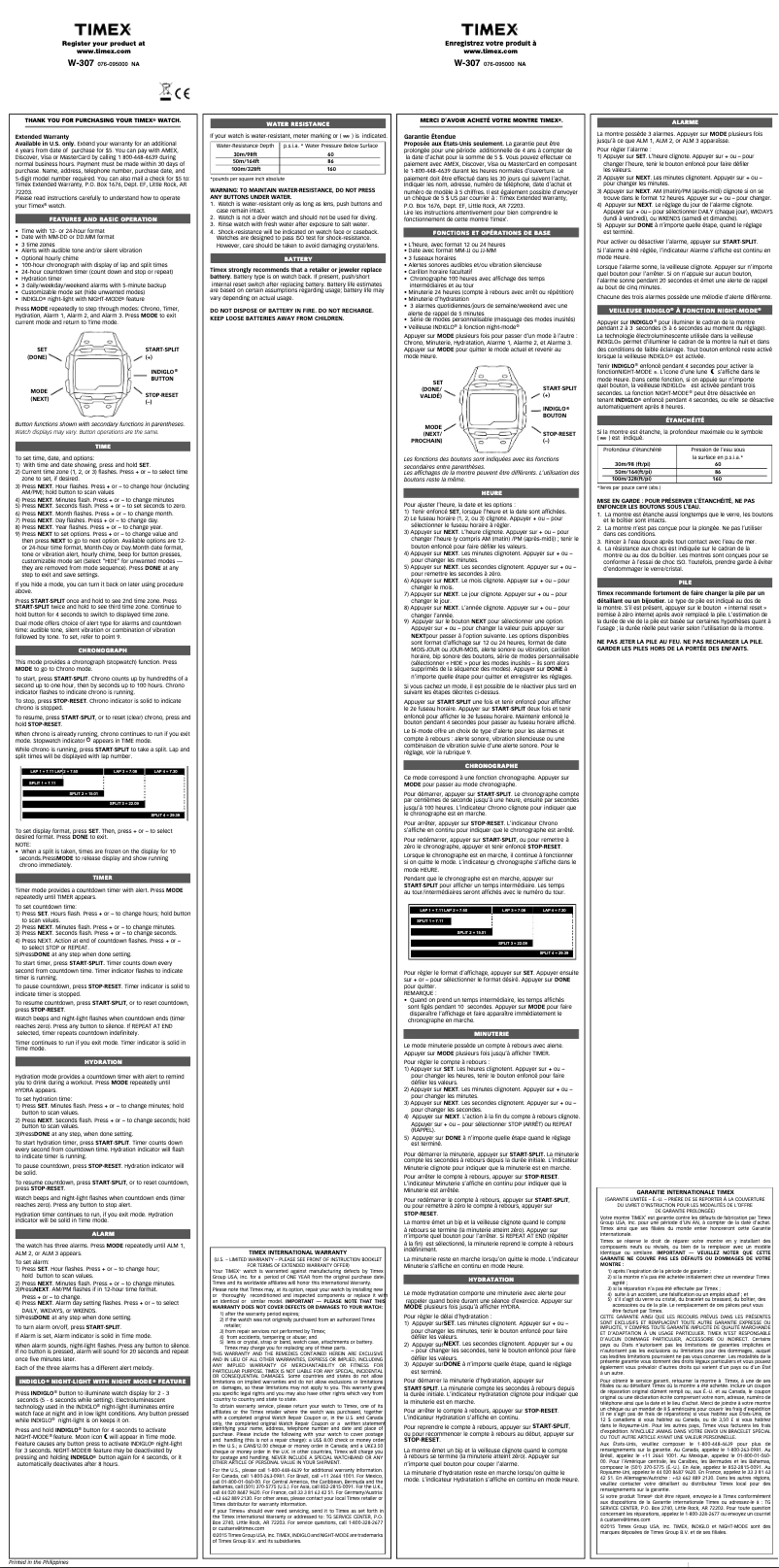 Image de la première page du manuel de l'appareil Command TW5M18400JV