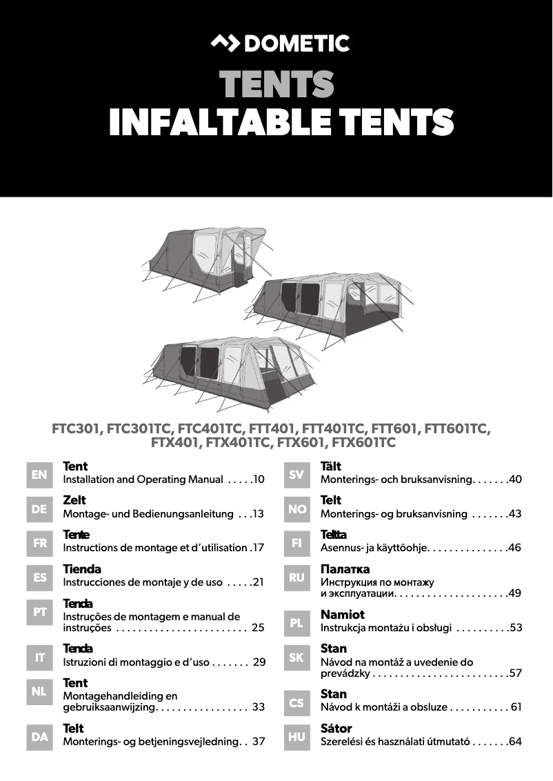 Página 1 del manual Guía de instalación Dometic Ascension FTX 601 TC