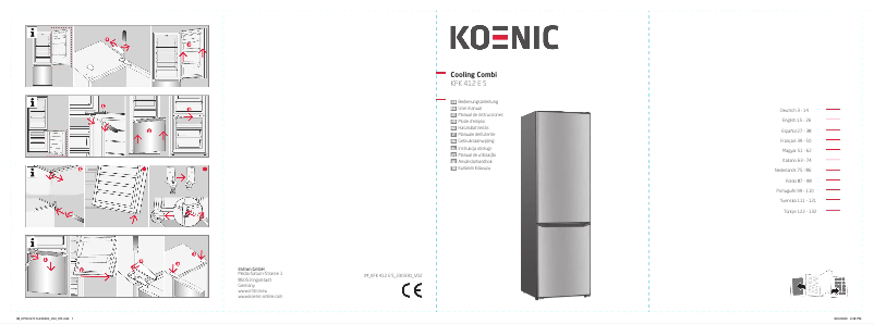 Image de la première page du manuel de l'appareil KFK 412 E S