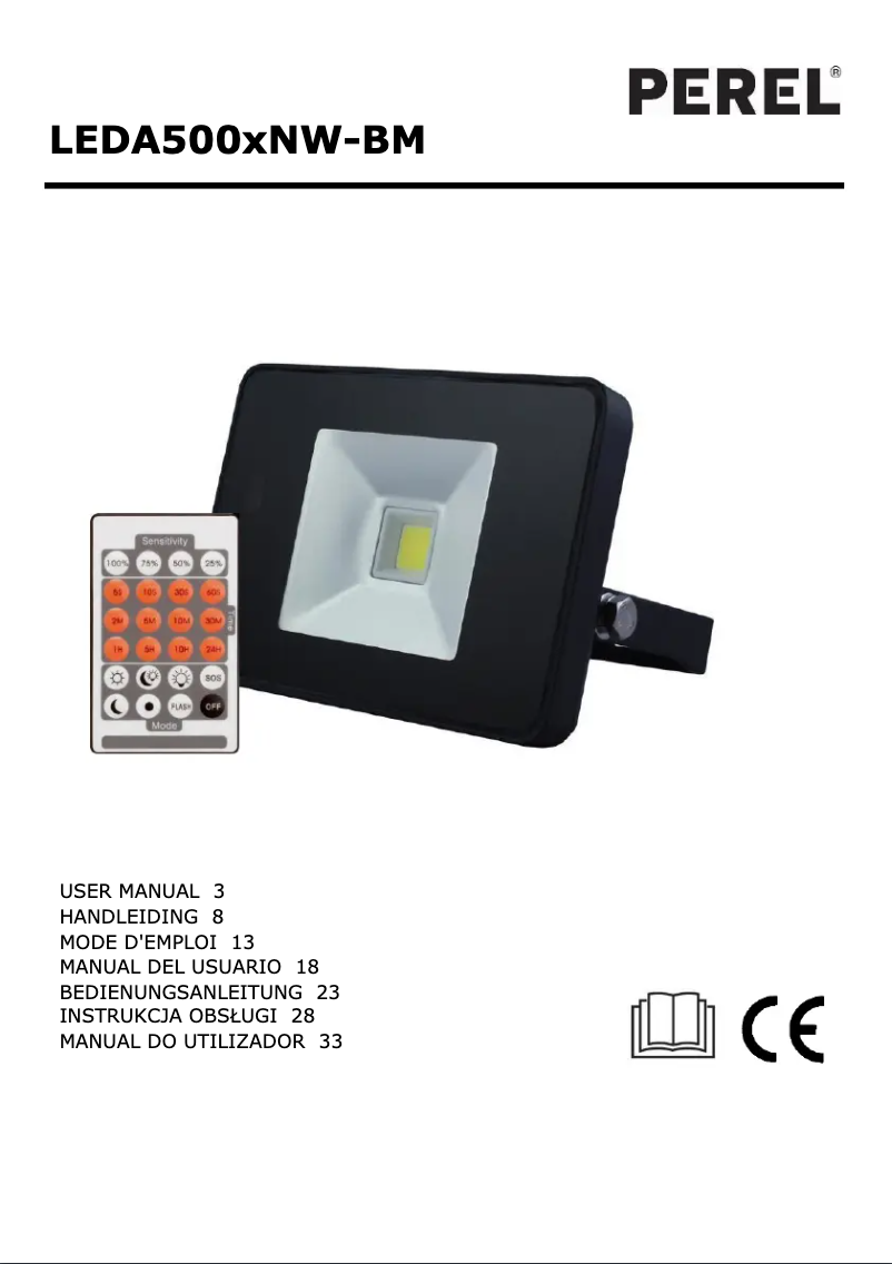 Page n°1 - Manuel utilisateur Perel LEDA5005NW-BM