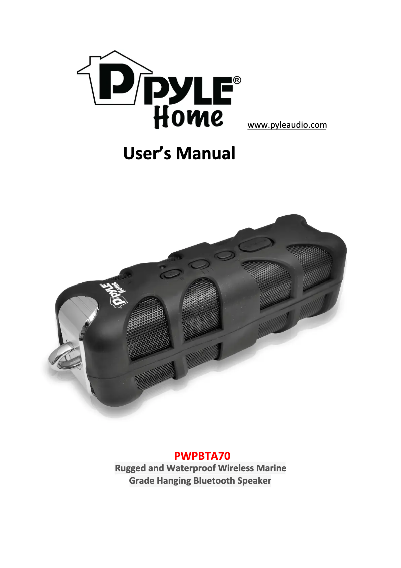 Page n°1 - Manuel utilisateur Pyle AZPWPBTA70GN