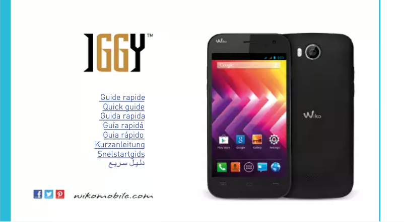 Page n°1 - Manuel utilisateur Wiko Iggy