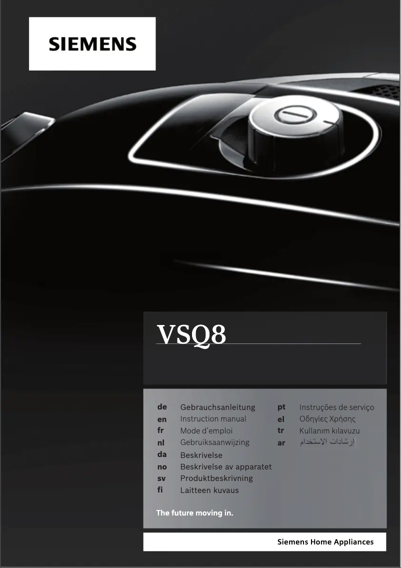 Image de la première page du manuel de l'appareil VSQ8M433