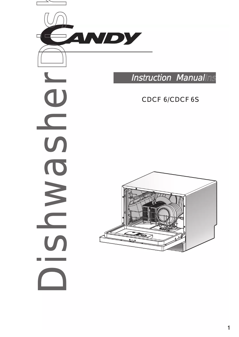 Page n°1 - Manuel utilisateur Candy CDCF 6S