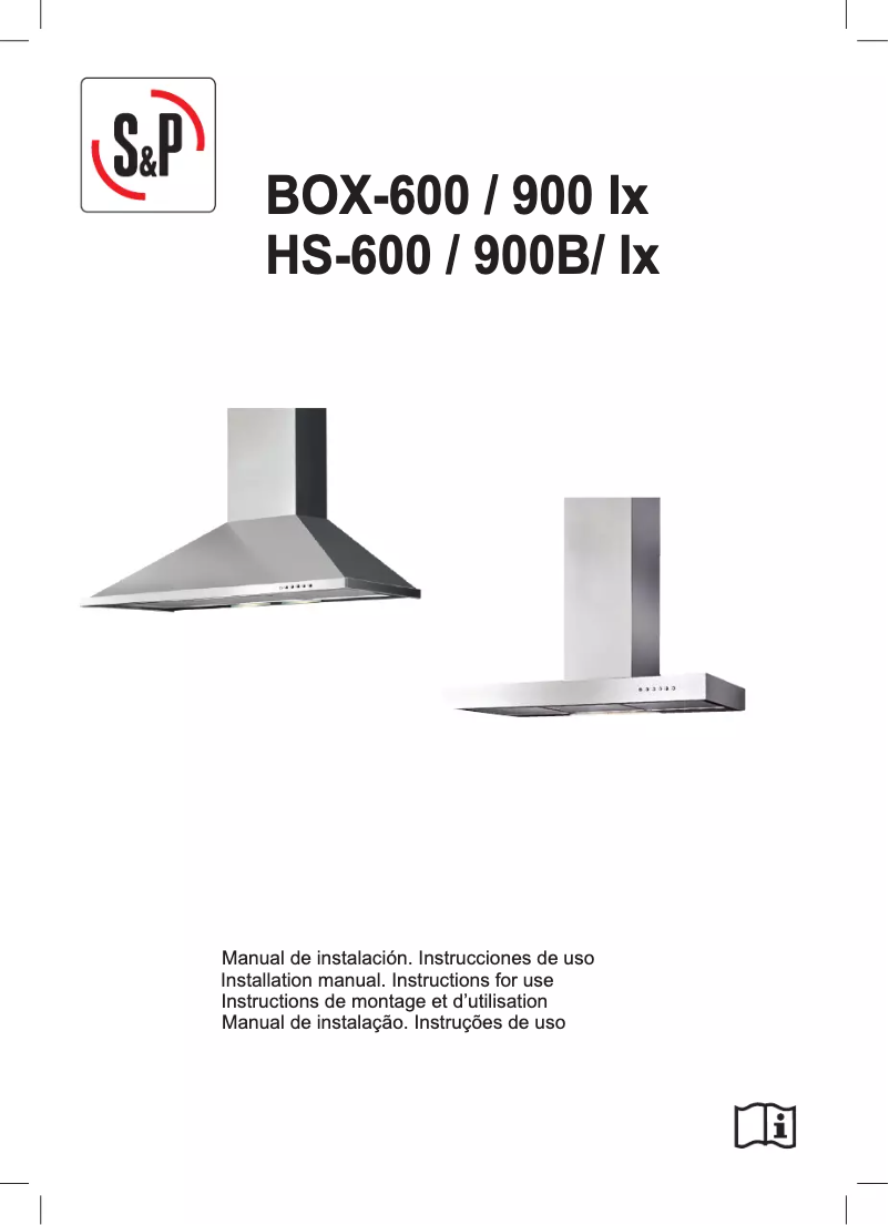 Image de la première page du manuel de l'appareil BOX-600 INOX N