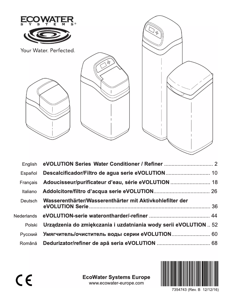 Imagen de la primera página del manual del dispositivo eVOLUTION Boost 300