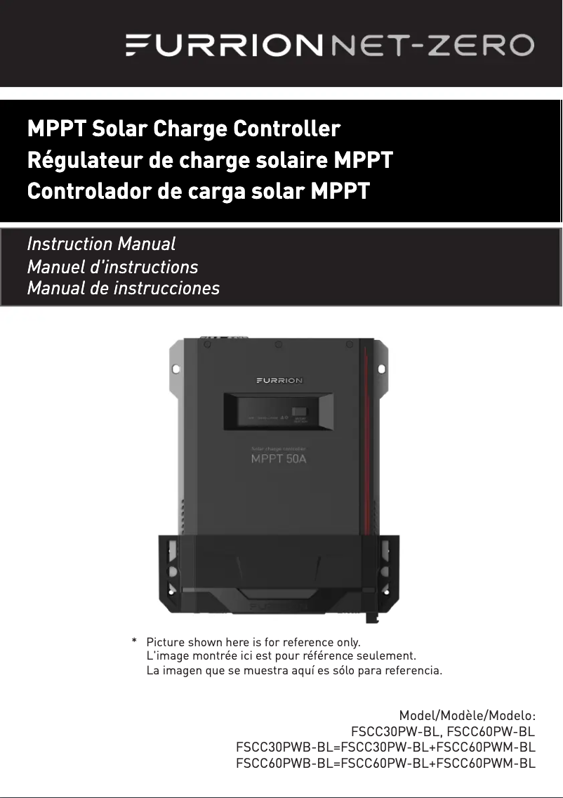 Page 1 de la notice Manuel utilisateur Furrion FSCC30PWB