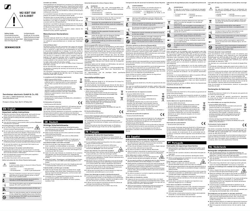 Image de la première page du manuel de l'appareil Momentum Free