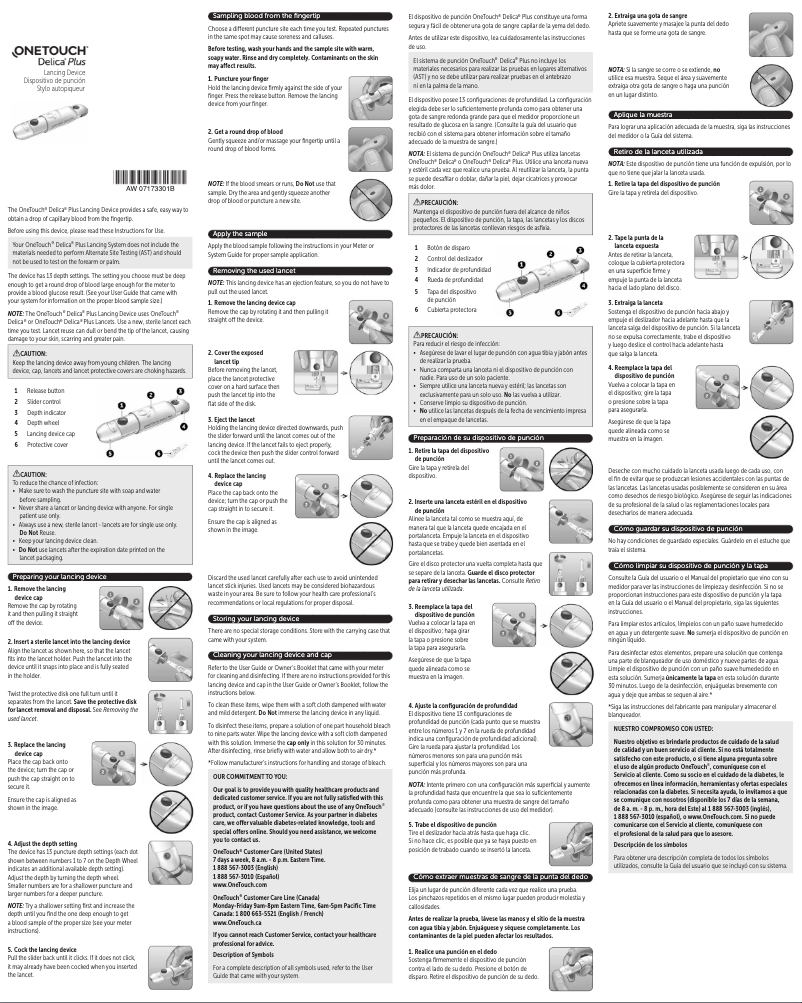 Image de la première page du manuel de l'appareil Delica Plus
