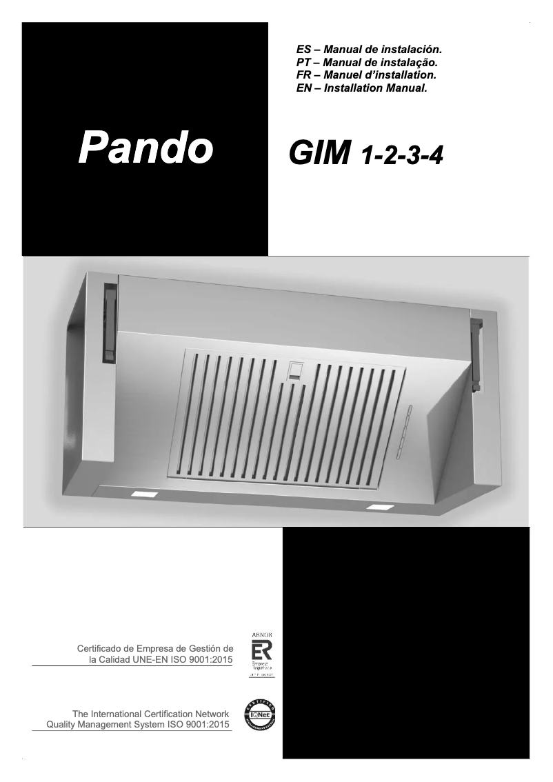 Image de la première page du manuel de l'appareil GIM