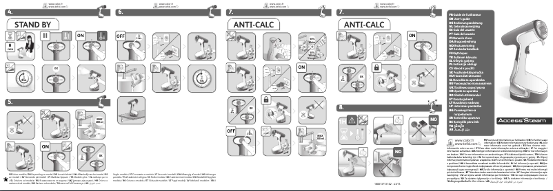 Página 1 del manual Manual de usuario Tefal Access’Steam DR8085