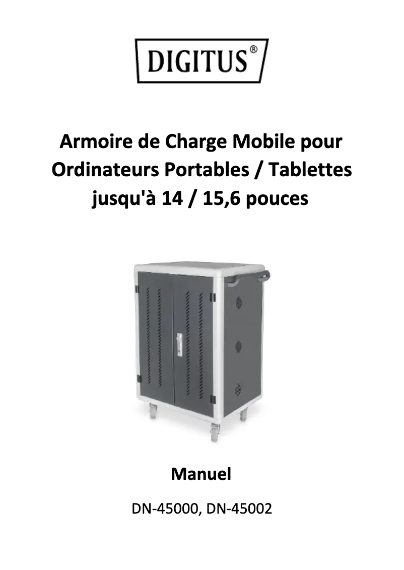 Page n°1 - Manuel utilisateur Digitus DN-45002