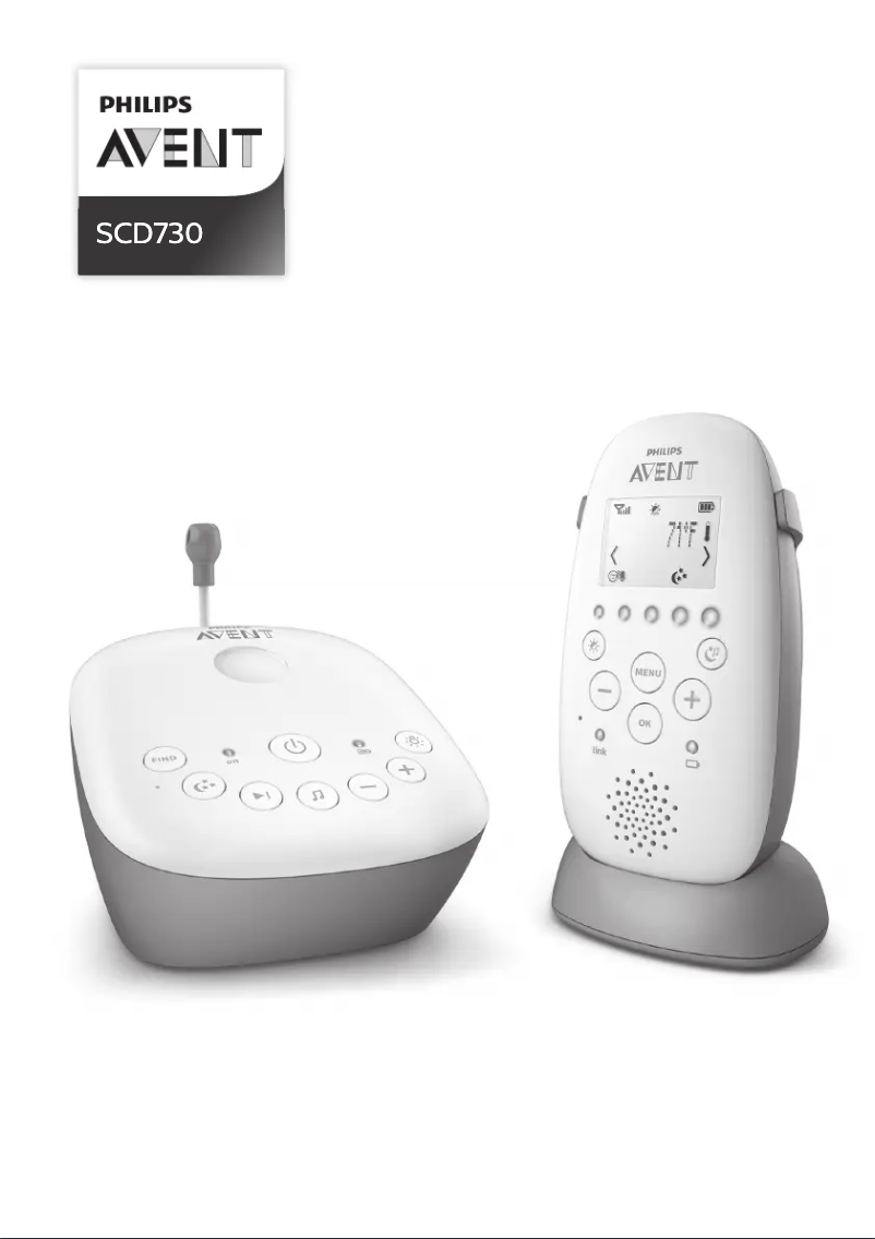 Page 1 de la notice Manuel utilisateur Philips AVENT SCD730