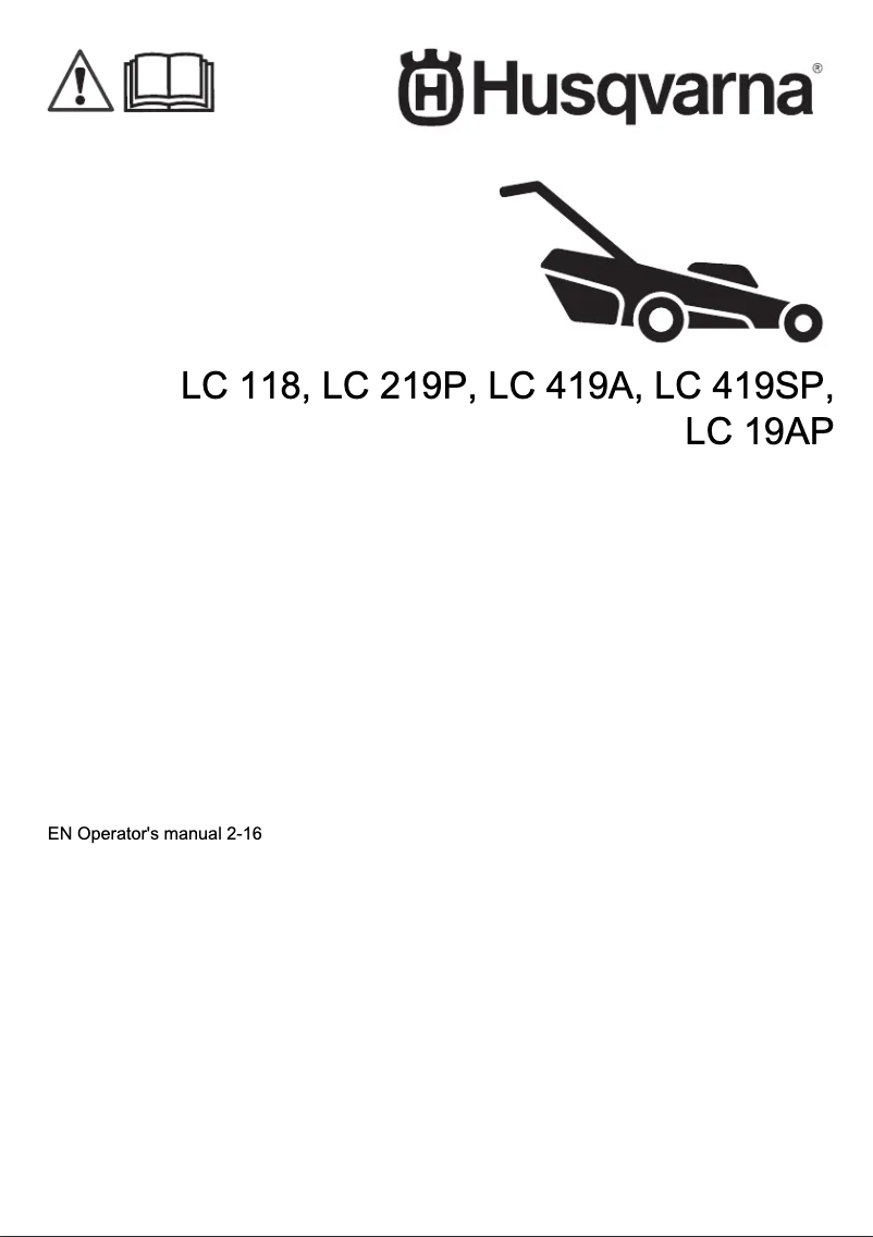 Image de la première page du manuel de l'appareil LC 219P