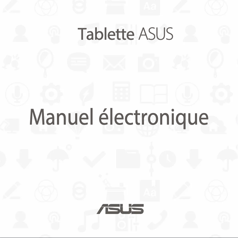 Image de la première page du manuel de l'appareil MeMO Pad 7 ME176CE