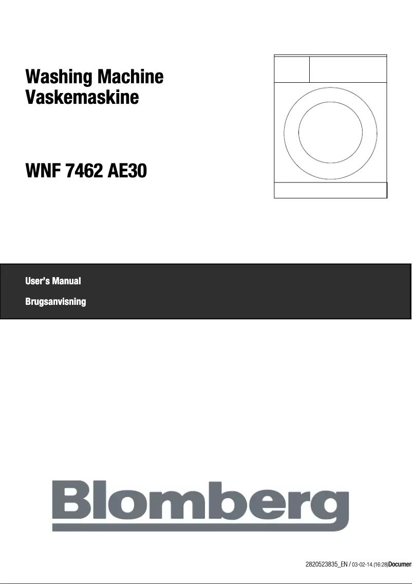 Page 1 de la notice Manuel utilisateur Blomberg TKF 8461 AG 50