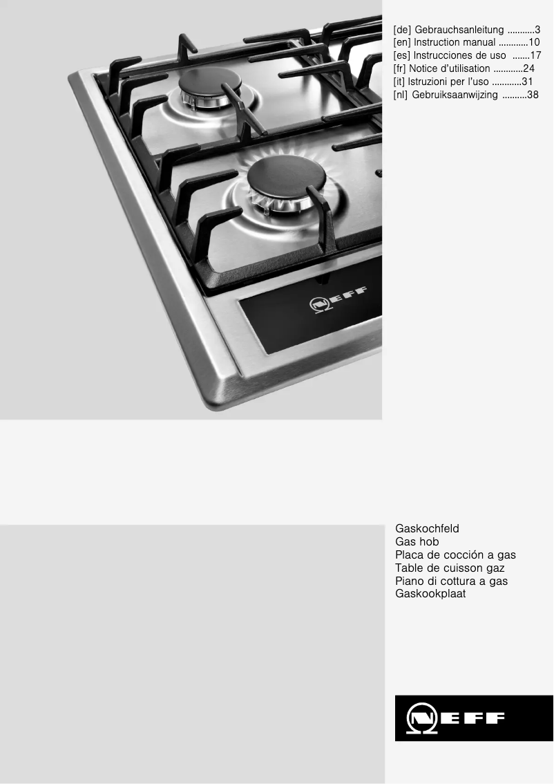 Page n°1 - Manuel utilisateur Neff T67S76N1