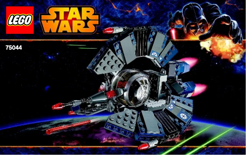 Page n°1 - Manuel utilisateur Lego Star Wars 75044