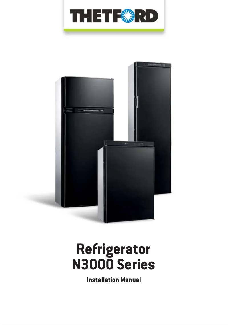 Page 1 de la notice Manuel utilisateur Thetford N3108E