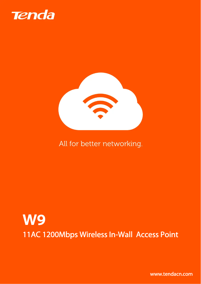 Page n°1 - Fiche technique Tenda W9