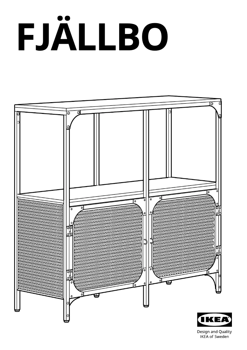 Page 1 de la notice Manuel utilisateur Ikea FJÄLLBO 803.392.95
