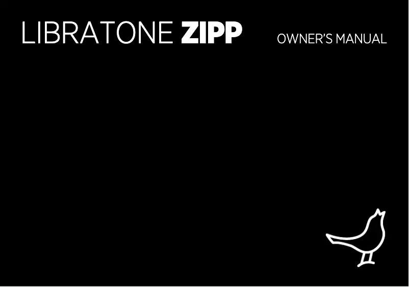 Image de la première page du manuel de l'appareil Zipp