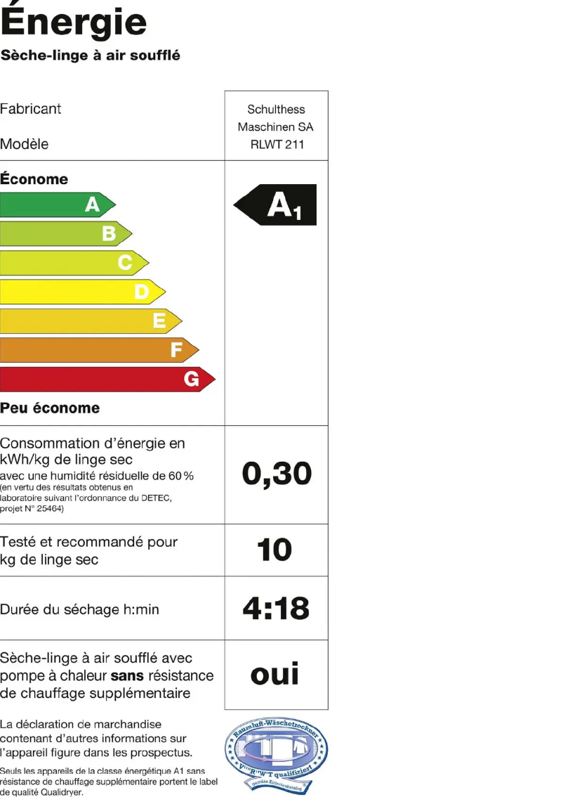 Image de la première page du manuel de l'appareil Ventus 211