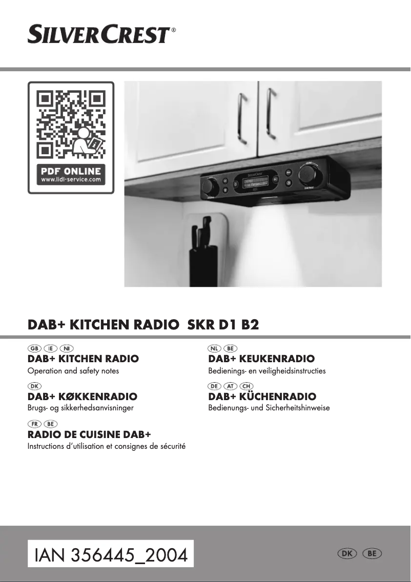 Image de la première page du manuel de l'appareil SKR D1 B2