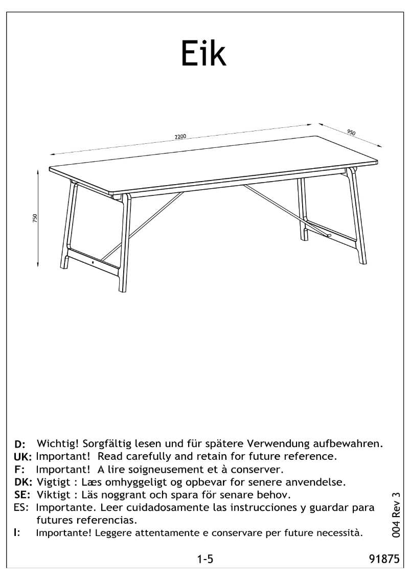 Image de la première page du manuel de l'appareil Agtrupvig