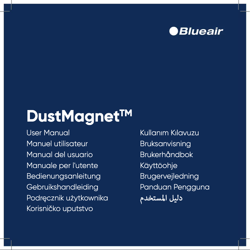Page n°1 - Manuel utilisateur Blueair DustMagnet 5440i