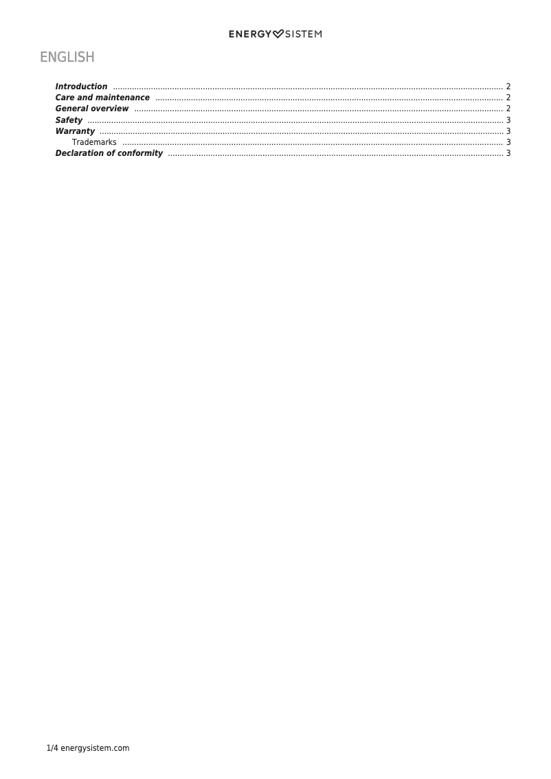 Image de la première page du manuel de l'appareil Earphones Style 1