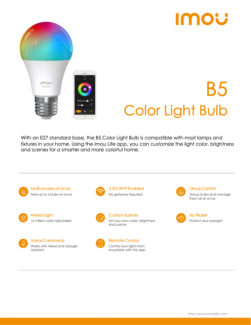 Page n°1 - Manuel utilisateur Imou B5