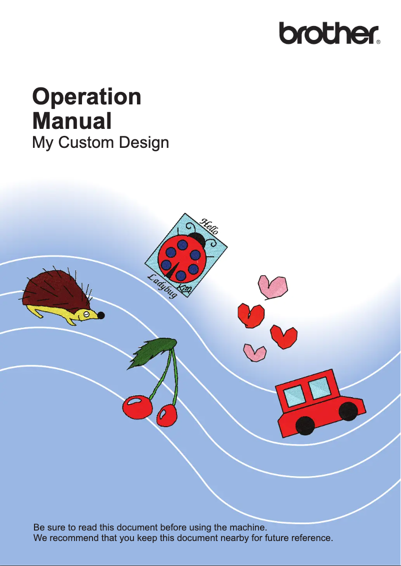 Page 1 de la notice Manuel utilisateur Brother Innov-is I