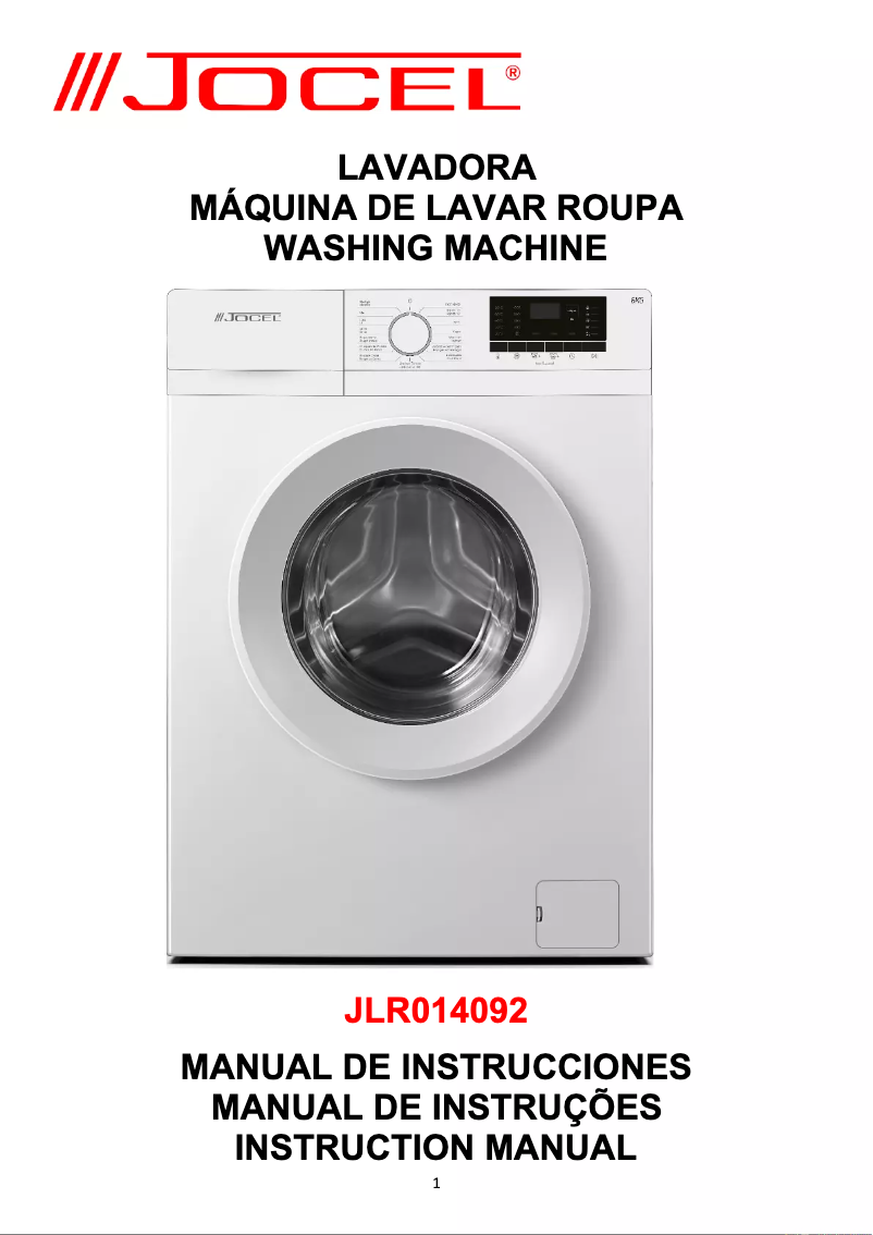 Image de la première page du manuel de l'appareil JLR014092