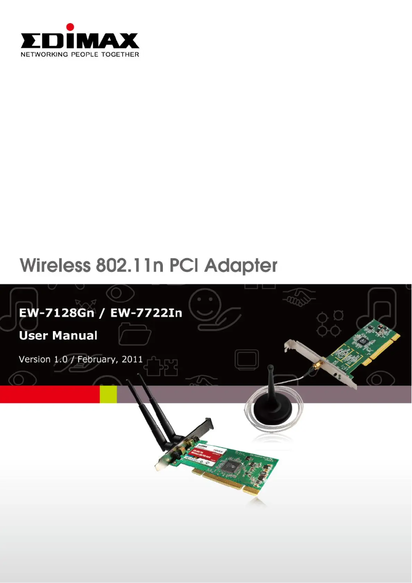 Image de la première page du manuel de l'appareil EW-7728In