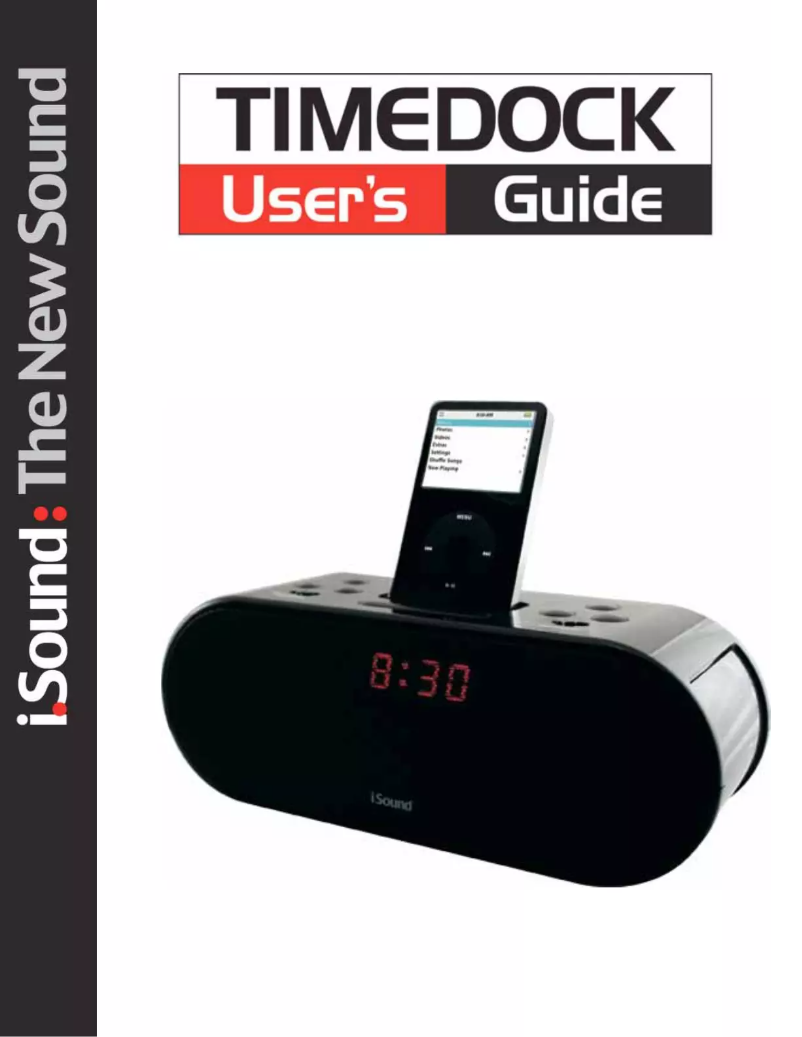 Page n°1 - Manuel utilisateur dreamGEAR i.Sound Time Dock