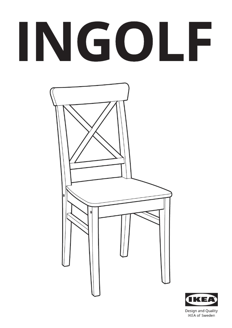 Page 1 de la notice Manuel utilisateur Ikea INGOLF 602.178.22