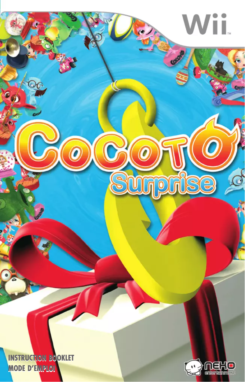 Page 1 de la notice Manuel utilisateur Big Ben Cocoto: Surprise (Wii)