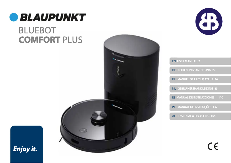 Page n°1 - Manuel utilisateur Blaupunkt Bluebot COMFORT Plus