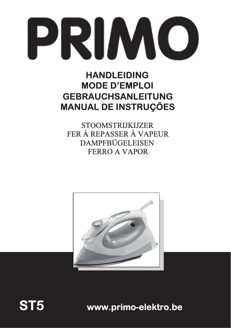 Image de la première page du manuel de l'appareil ST5