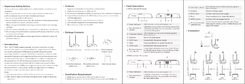 Page n°1 - Manuel utilisateur Techly IDATA HDMI-WL80R