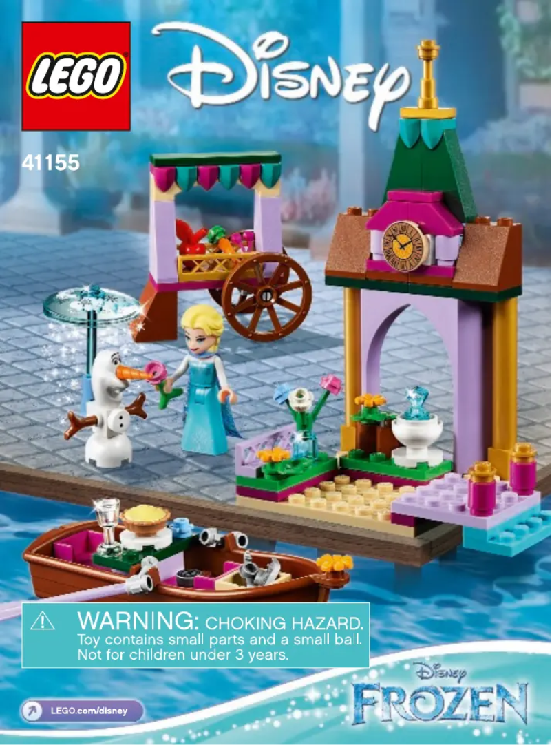 Page 1 de la notice Consignes visuelles Lego Disney 41155