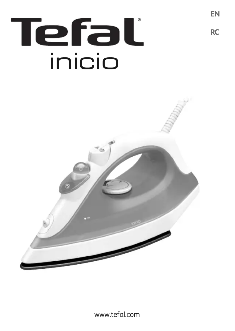 Page 1 de la notice Manuel utilisateur Tefal Inicio FV1251G0